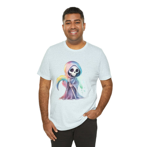 Cute Colorful Reaper - Short Sleeve Tee